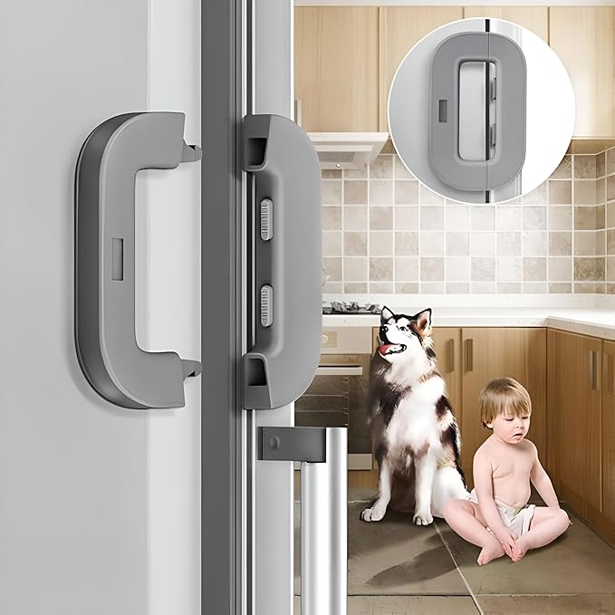 Household Refrigerator Lock Freezer Door Lock Toddler Children’s Cabinet Safety Lock Baby Anti-Pinching Safety For Baby